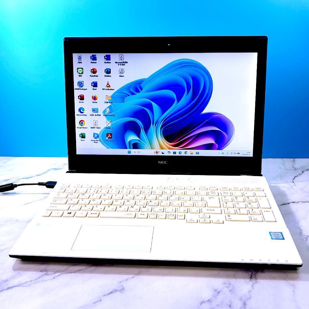 美品☆Corei7・8GB・SSD・Win11・MSオフィス付 ノートパソコン