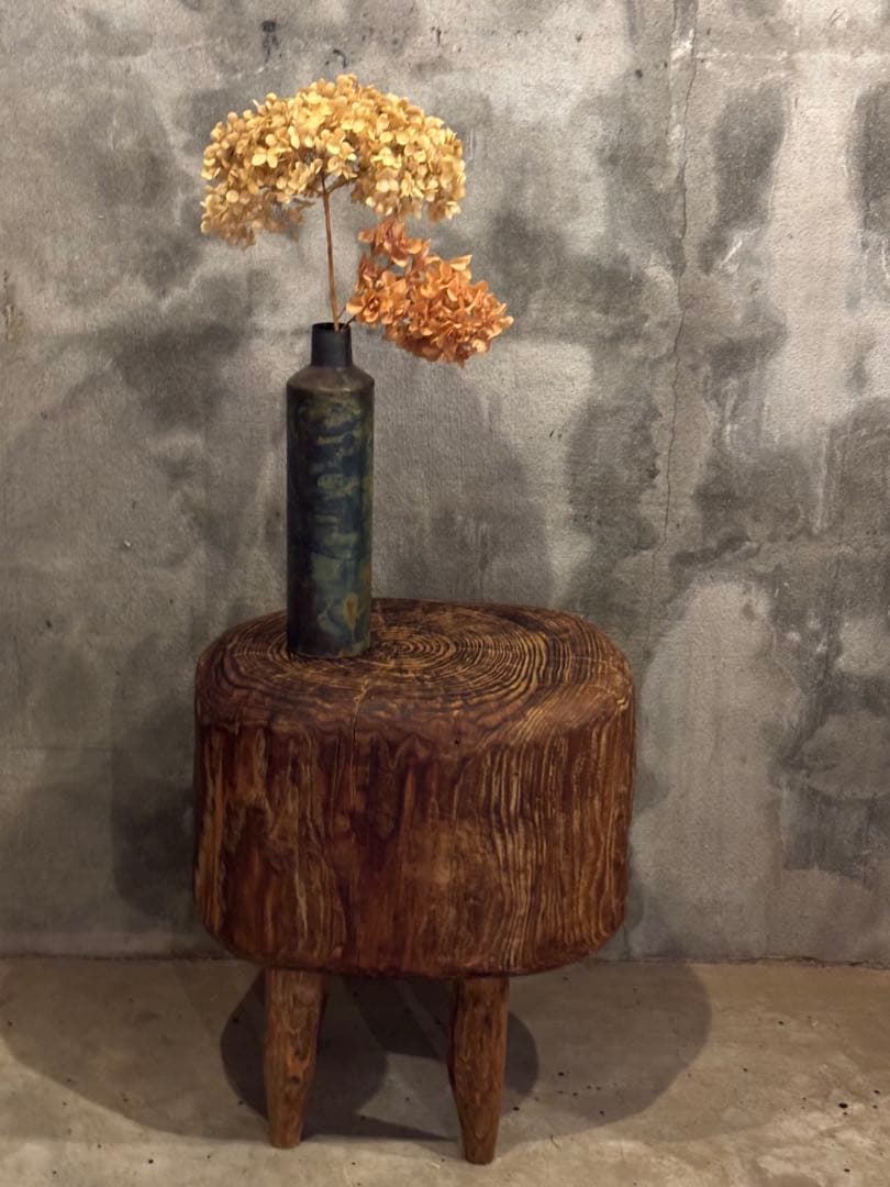 流木スツール　小物置き　一点物　ハンドメイド