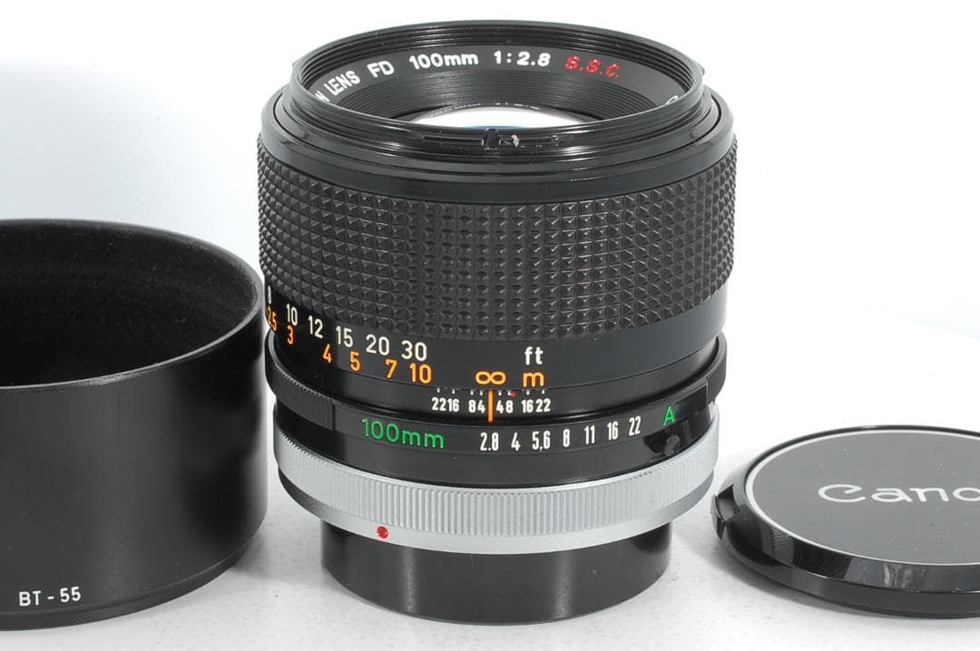 Canon FD 100mm f/2.8 SSC キャノン 極美品 レンズ