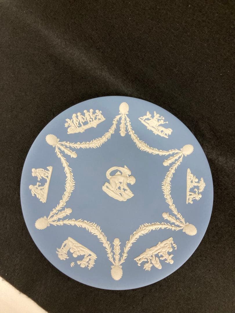 【訳あり】ウェッジウッド ジャスパー 平皿 3枚セット ①☆