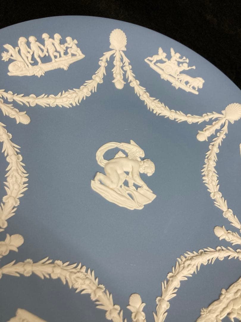 【訳あり】ウェッジウッド ジャスパー 平皿 3枚セット ①☆