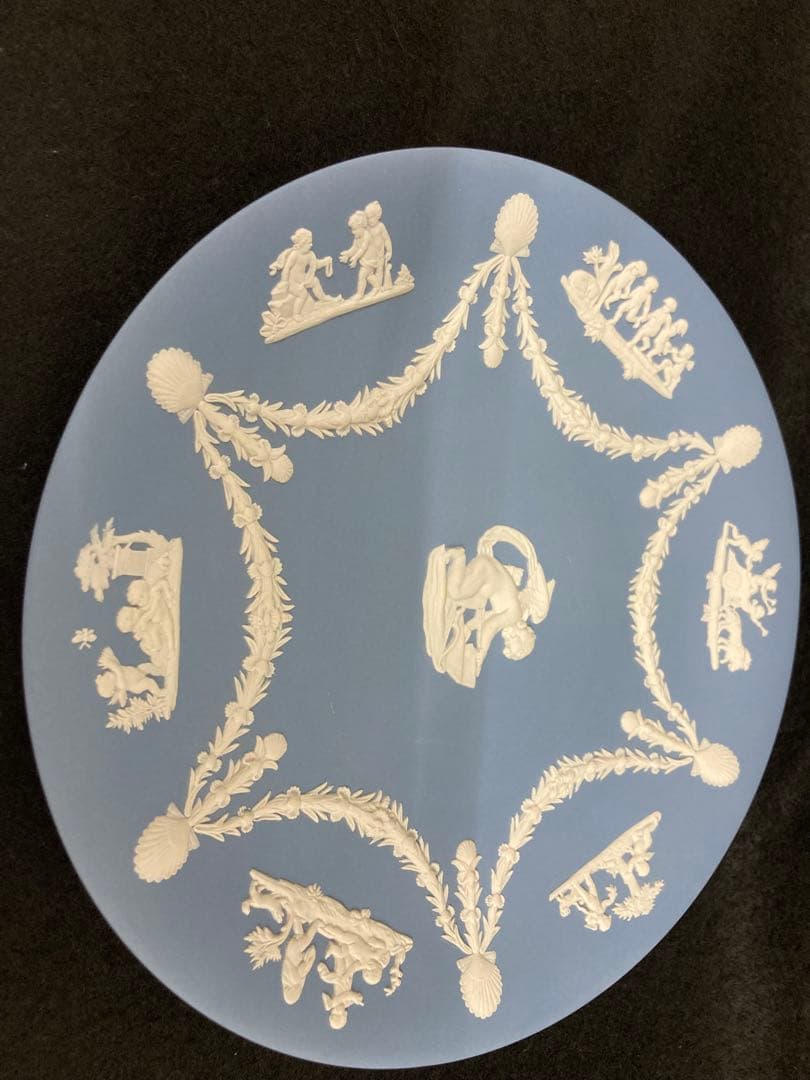 【訳あり】ウェッジウッド ジャスパー 平皿 3枚セット ①☆