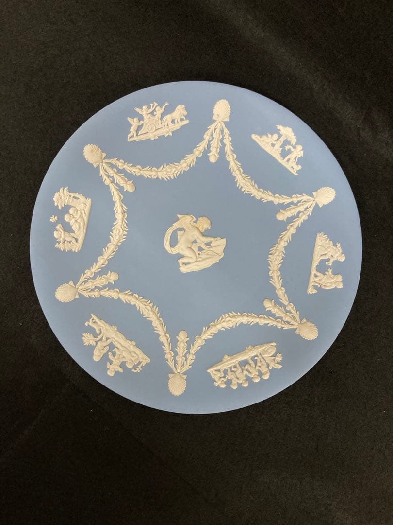 【訳あり】ウェッジウッド ジャスパー 平皿 3枚セット ①☆