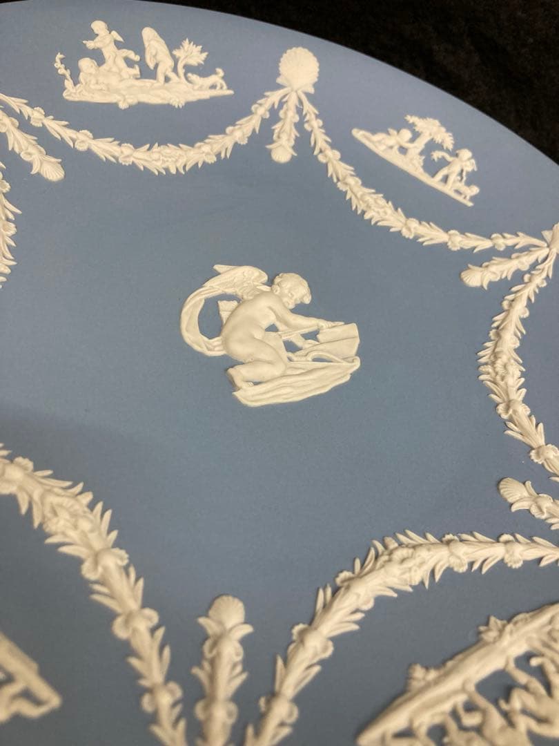 【訳あり】ウェッジウッド ジャスパー 平皿 3枚セット ①☆