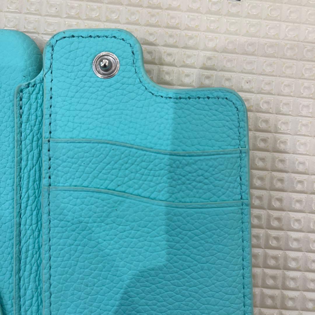 DEMIU デミュウ　フランス産　iPhoneSE ターコイズブルー