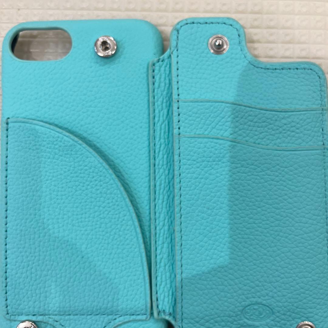 DEMIU デミュウ　フランス産　iPhoneSE ターコイズブルー