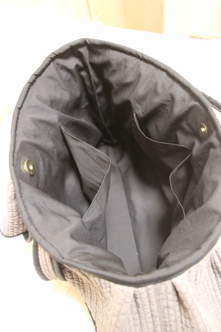 ヌビフリルトートバッグLarge【グレー】ヌビバッグ　マザーズバッグ