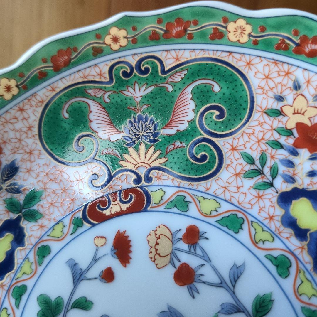 有田焼 南風窯 古伊万里　銘々皿揃　6寸皿 19.5cm和食器　色絵