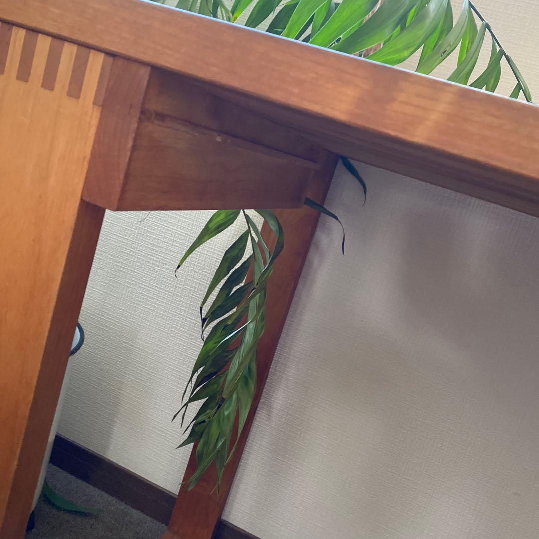 イクスス ikususu 片袖デスク アルダー材無垢 書斎デスク　机