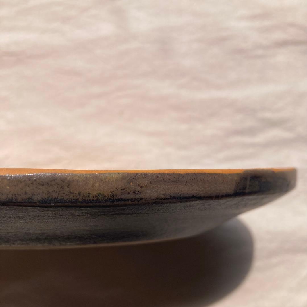 【新品】Shun Yoshino 吉野瞬 オーバル皿 茶系 22×16cm作家