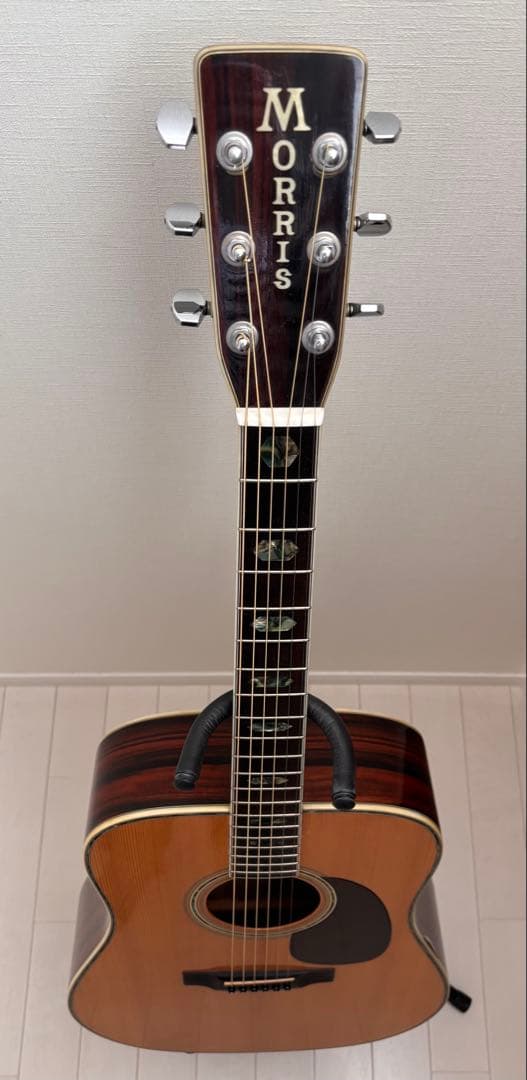 モーリスW-40ジャパンヴィンテージ78年製ハカランダ良品ケース付アコギ