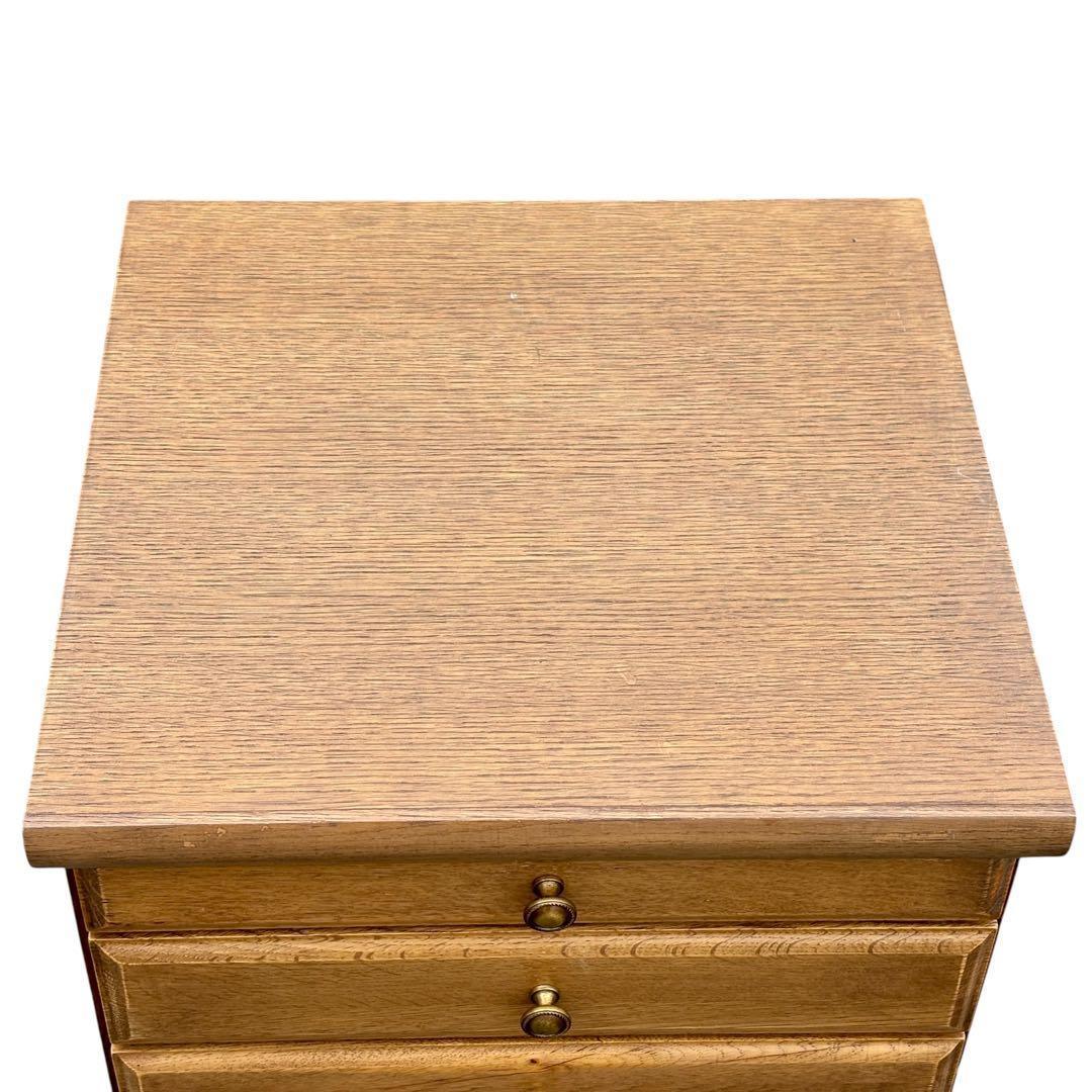 【アンティーク調】木製チェスト 6段 カントリー風 北欧風