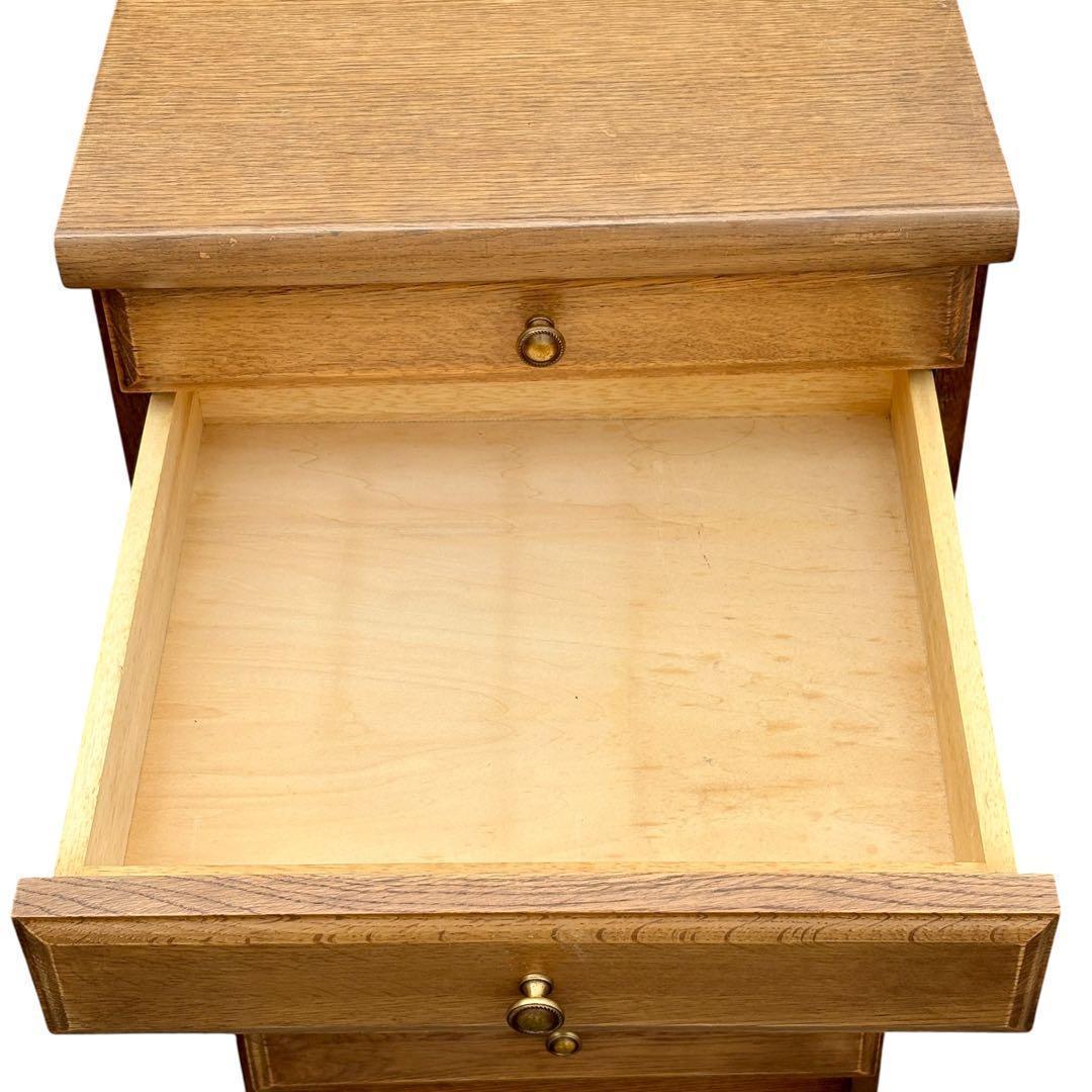 【アンティーク調】木製チェスト 6段 カントリー風 北欧風