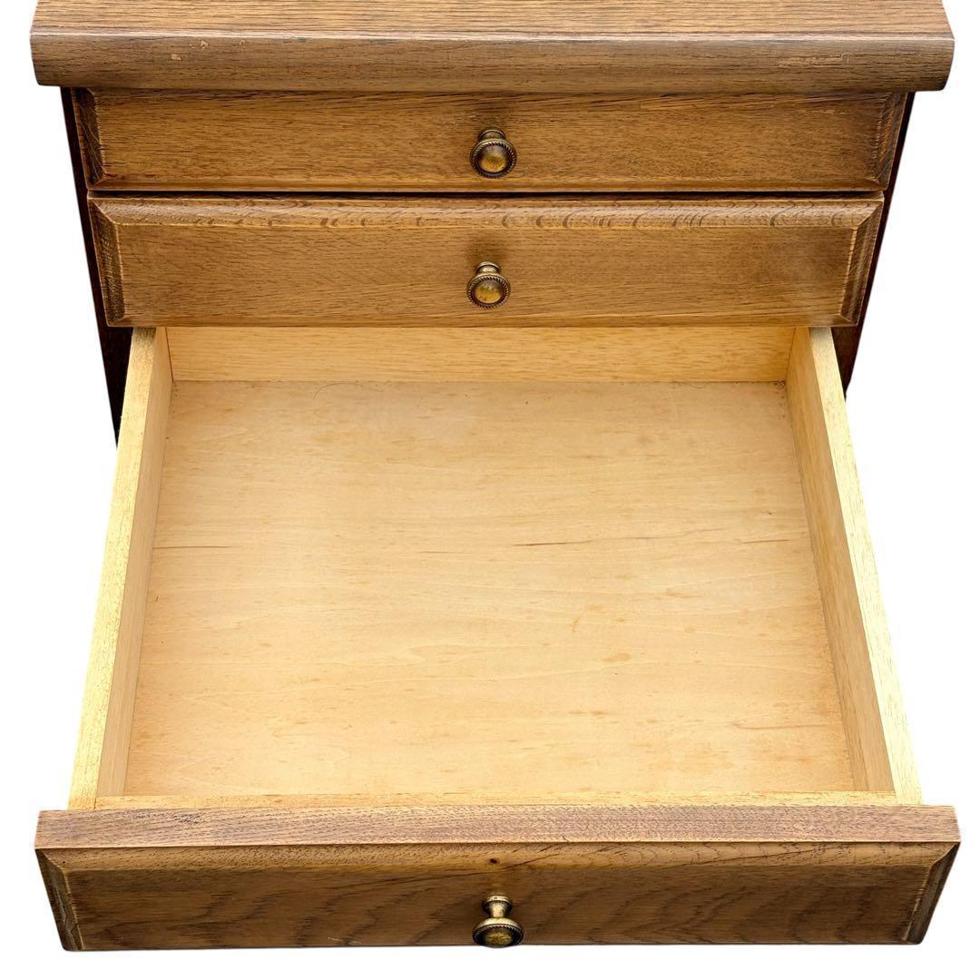 【アンティーク調】木製チェスト 6段 カントリー風 北欧風