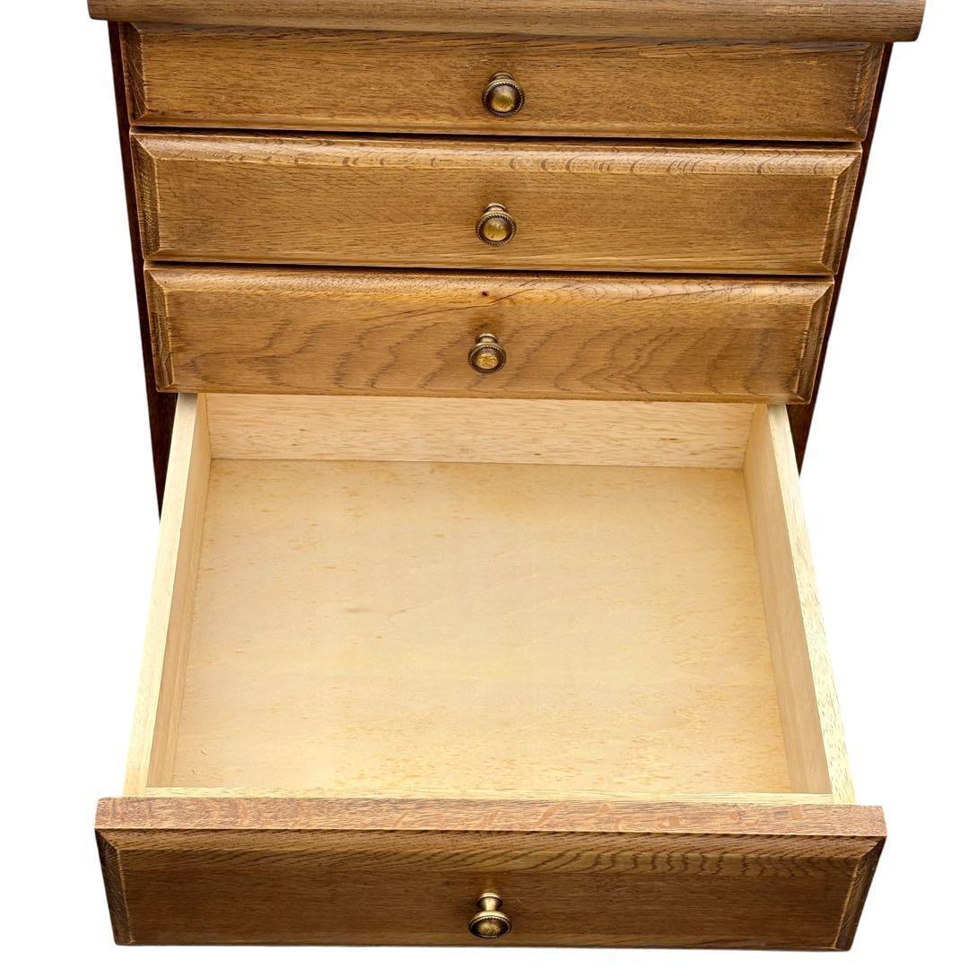 【アンティーク調】木製チェスト 6段 カントリー風 北欧風