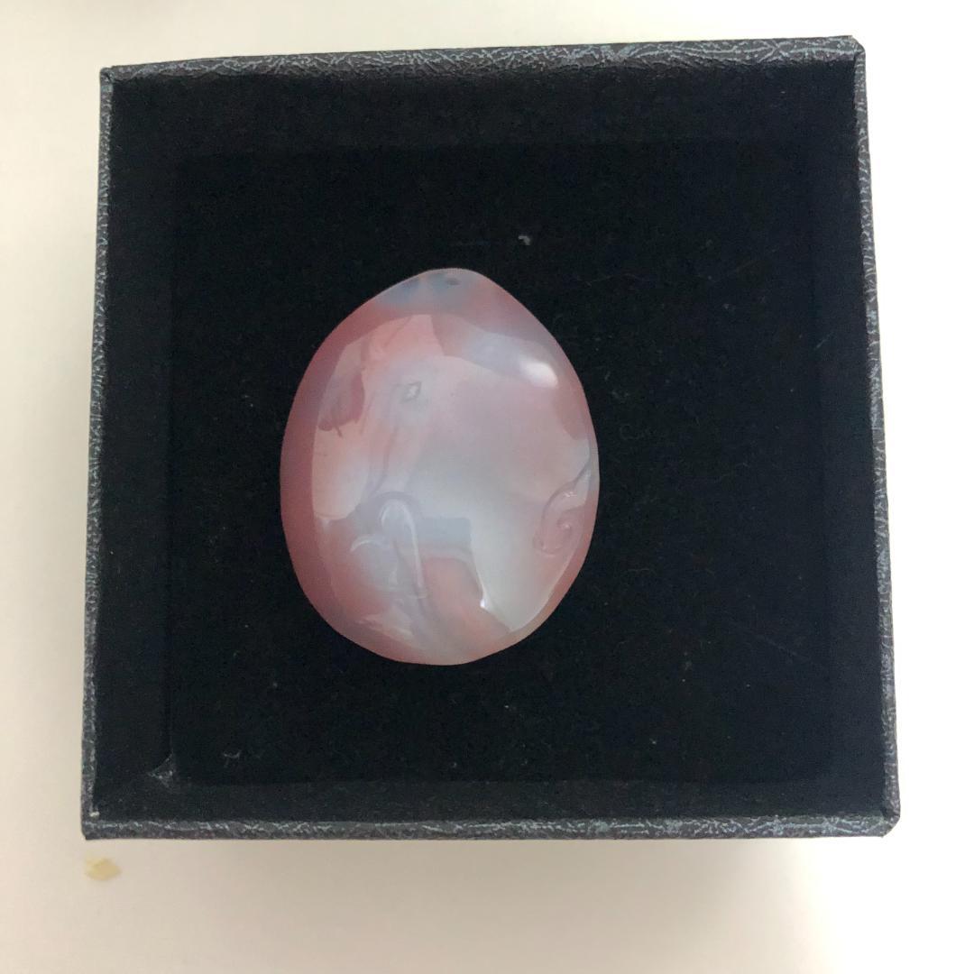 縁結び 女陰 ヌードメノウ 生命の源 女性器 趣味 天然石 瑪瑙 彫り物 A6