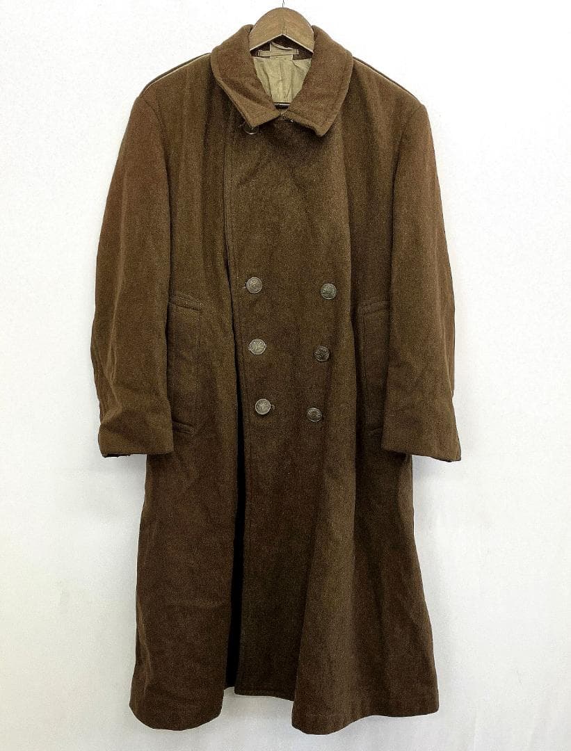 陸上自衛隊 外套 実物 旭日章 昭和33年 官給品 ウールコート　 R8SD53