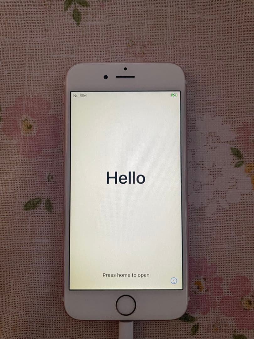 iPhone 6s 64GB 初期化済み Touch ID可 バッテリー73%