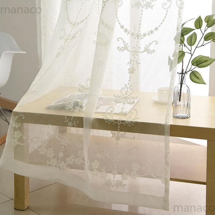 クリップ50個計6枚トルコ刺繍 ホワイト レース 2枚セット×3セット