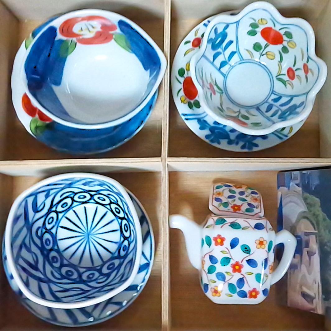 新品11点 有田焼 清秀 小付鉢&小皿&醬油差し