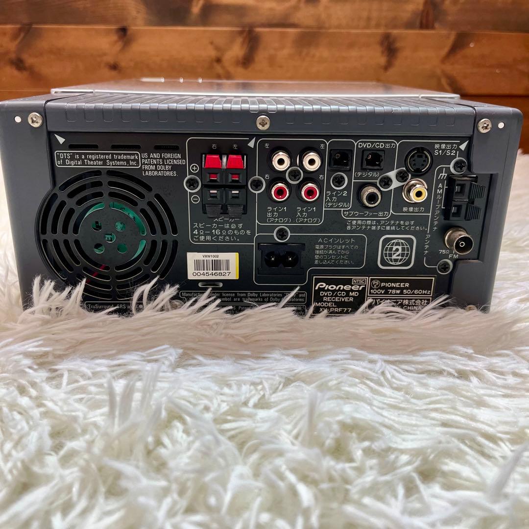 【希少✨動作品】Pioneer CD/DVD/MD ミニコンポ　X-PRF77