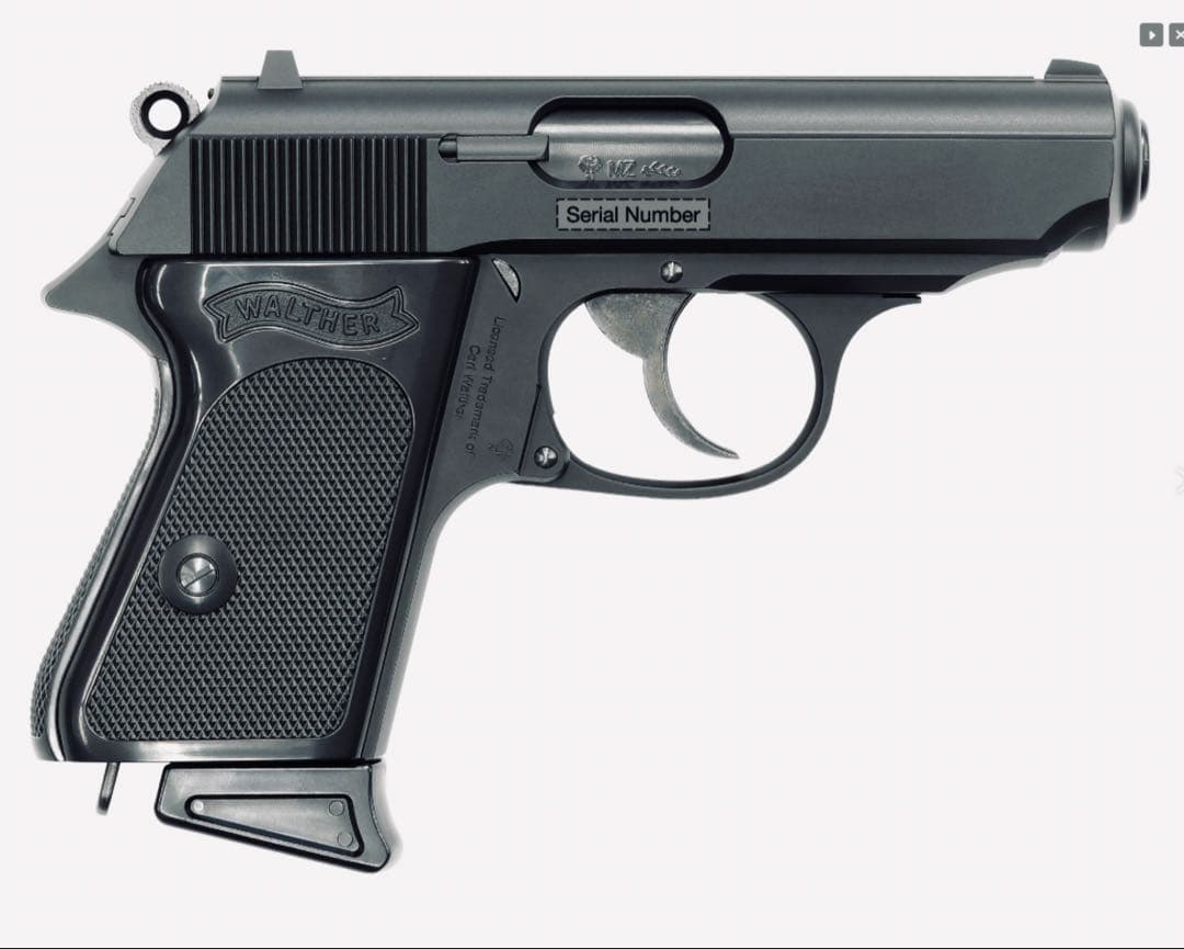 ✨️完全新品・未開封✨️マルゼン ワルサーPPK ブローバック ブラック 最新ロット