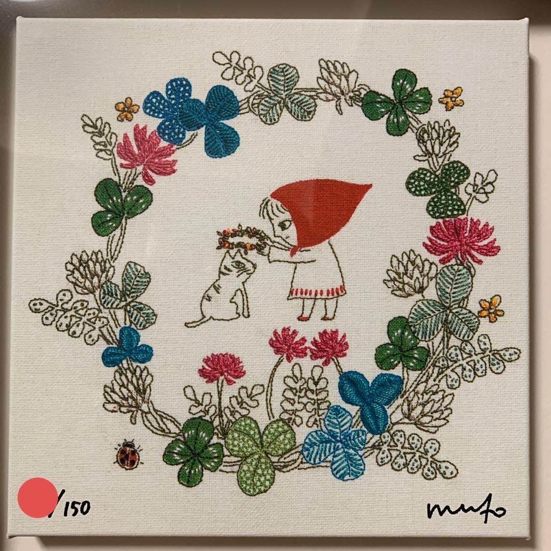 ミカオ　MICAO 「草冠」版画　絵画