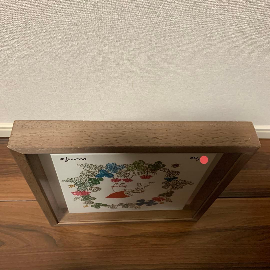 ミカオ　MICAO 「草冠」版画　絵画