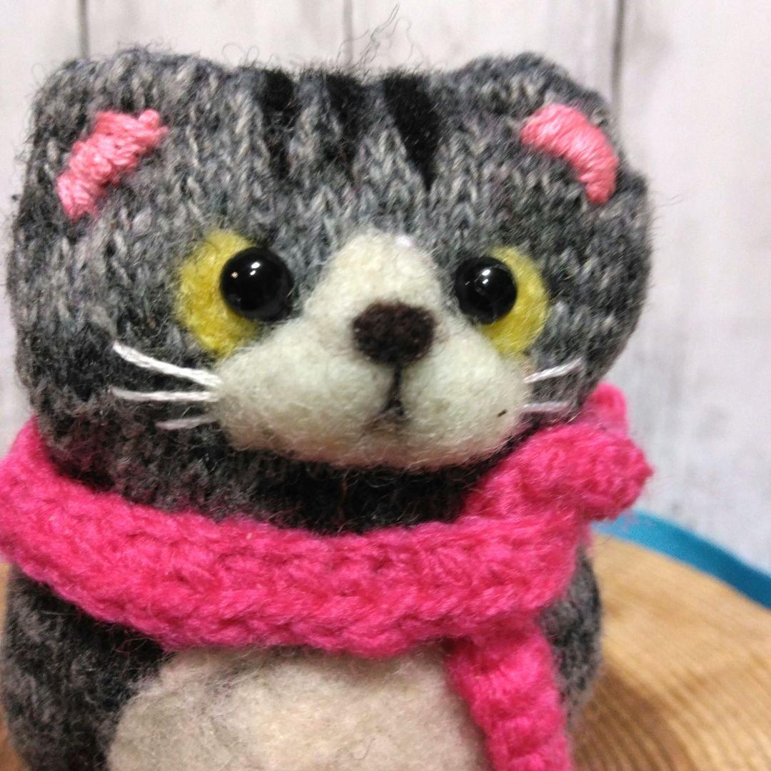 ＊にゃんこ＊サバトラちゃん＊小さなぬいぐるみ