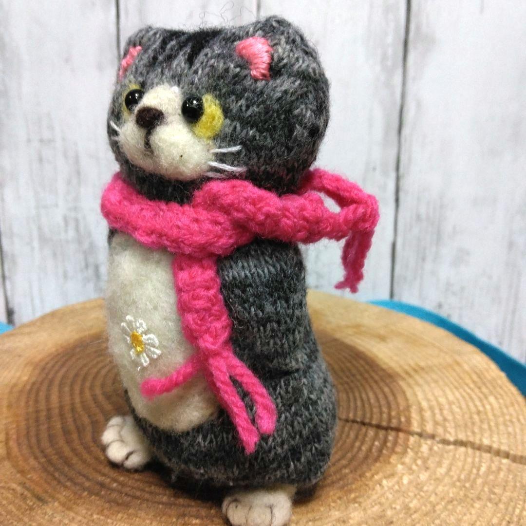 ＊にゃんこ＊サバトラちゃん＊小さなぬいぐるみ