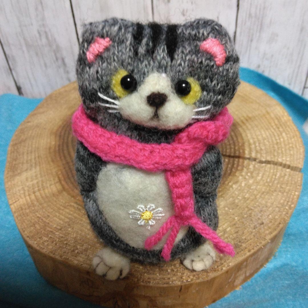 ＊にゃんこ＊サバトラちゃん＊小さなぬいぐるみ