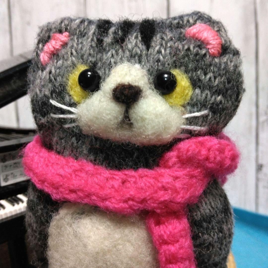 ＊にゃんこ＊サバトラちゃん＊小さなぬいぐるみ