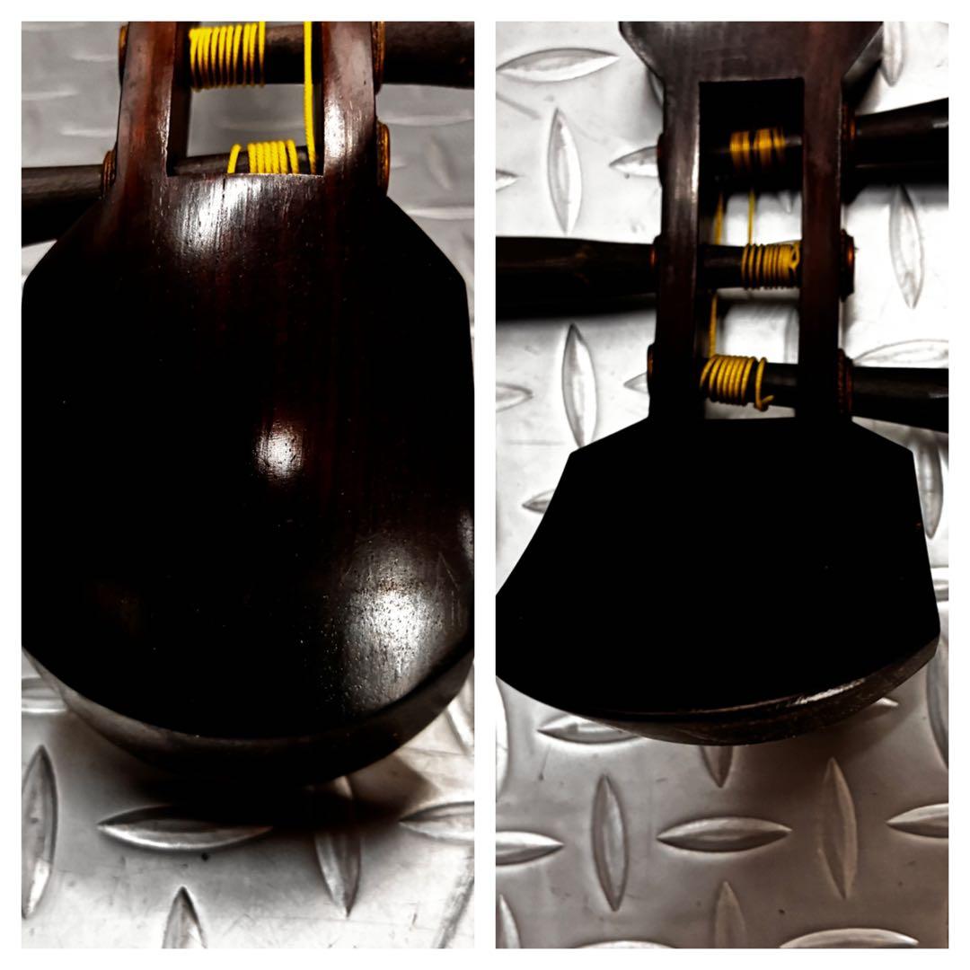 【本体美品】三味線 細棹？ 長唄？ ハードケース 木製バチ 付属品多数