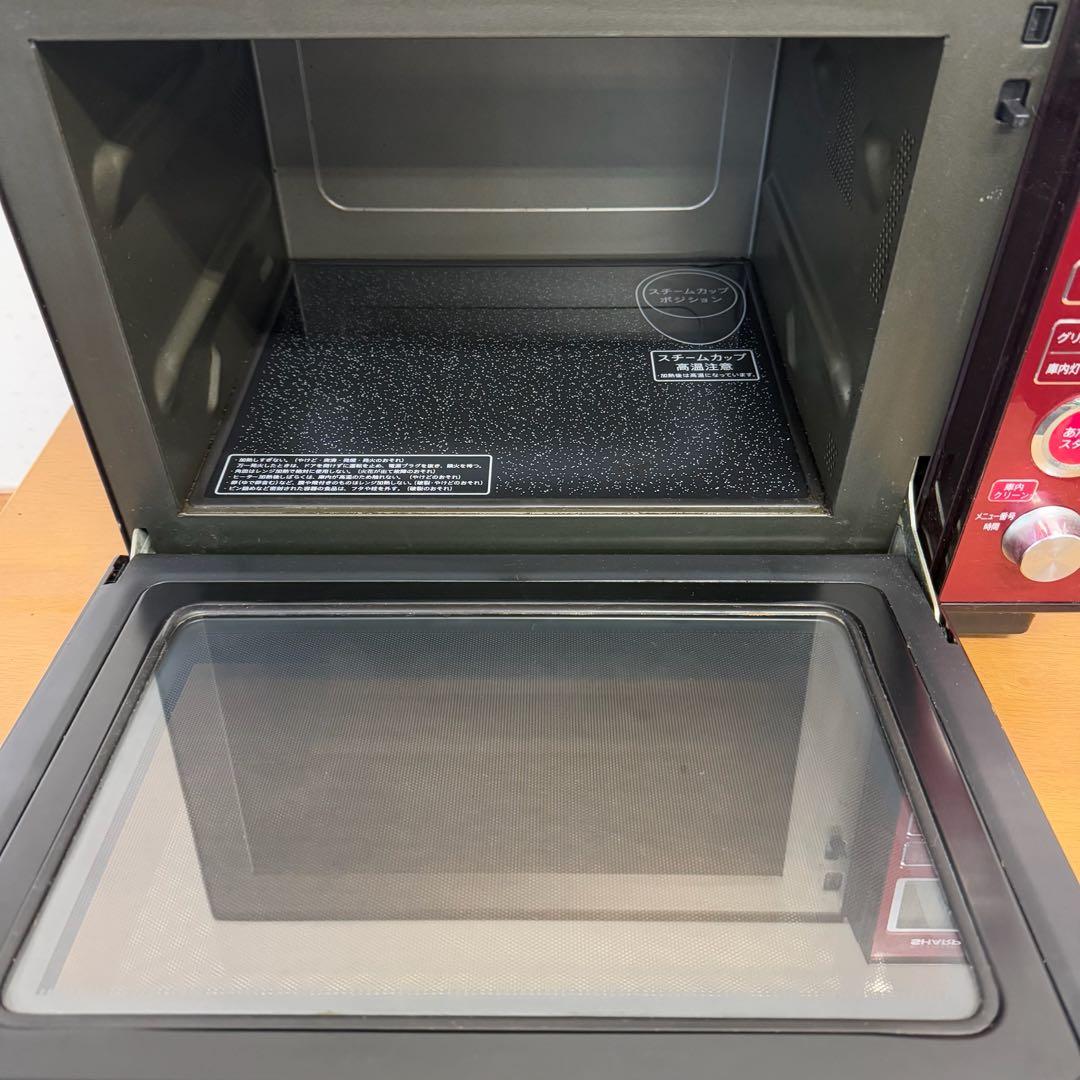 ● 良品 SHARP 過熱水蒸気オーブンレンジ RE-T800-R 2015年製