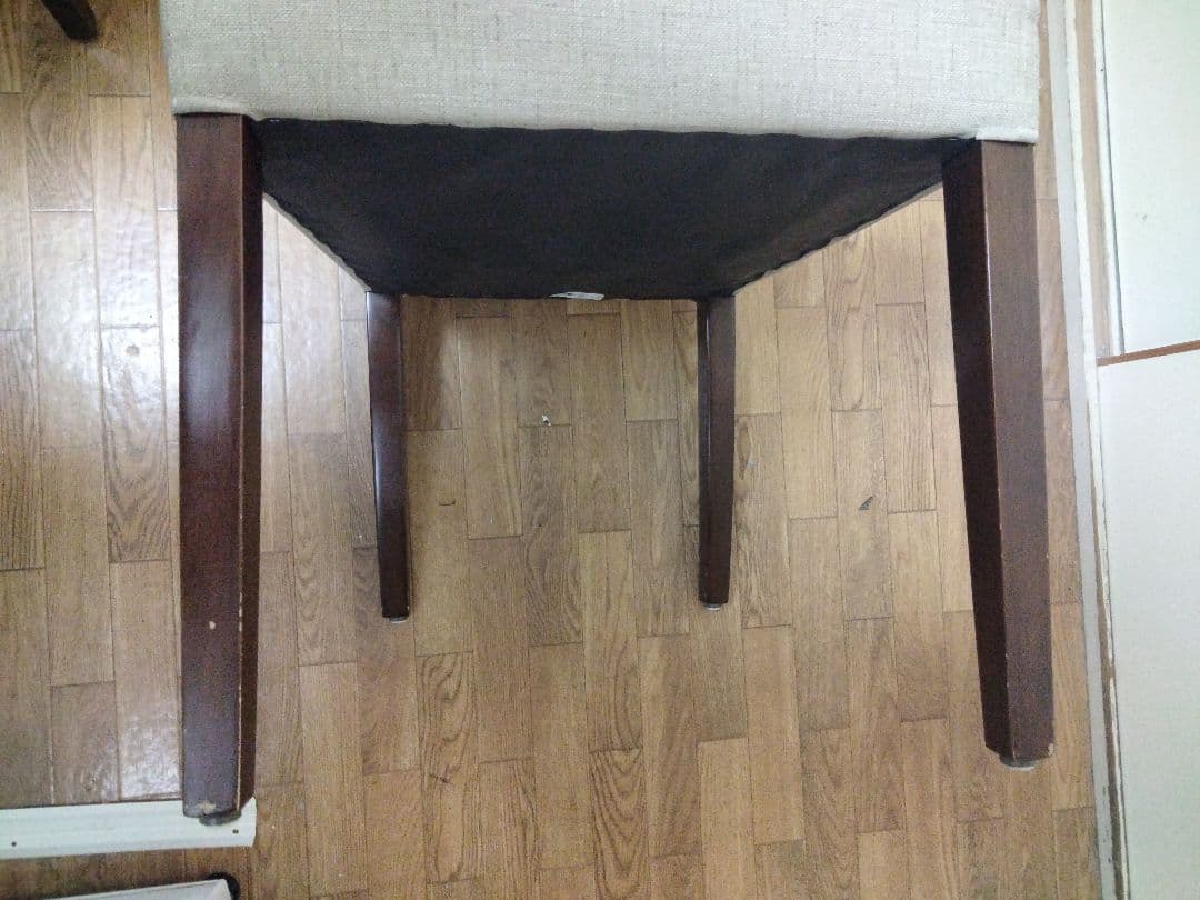 北欧風 グレー ファブリック ダイニングチェア