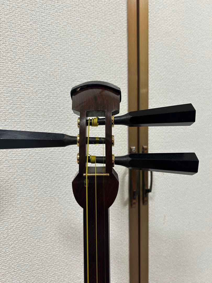 津軽三味線　犬皮