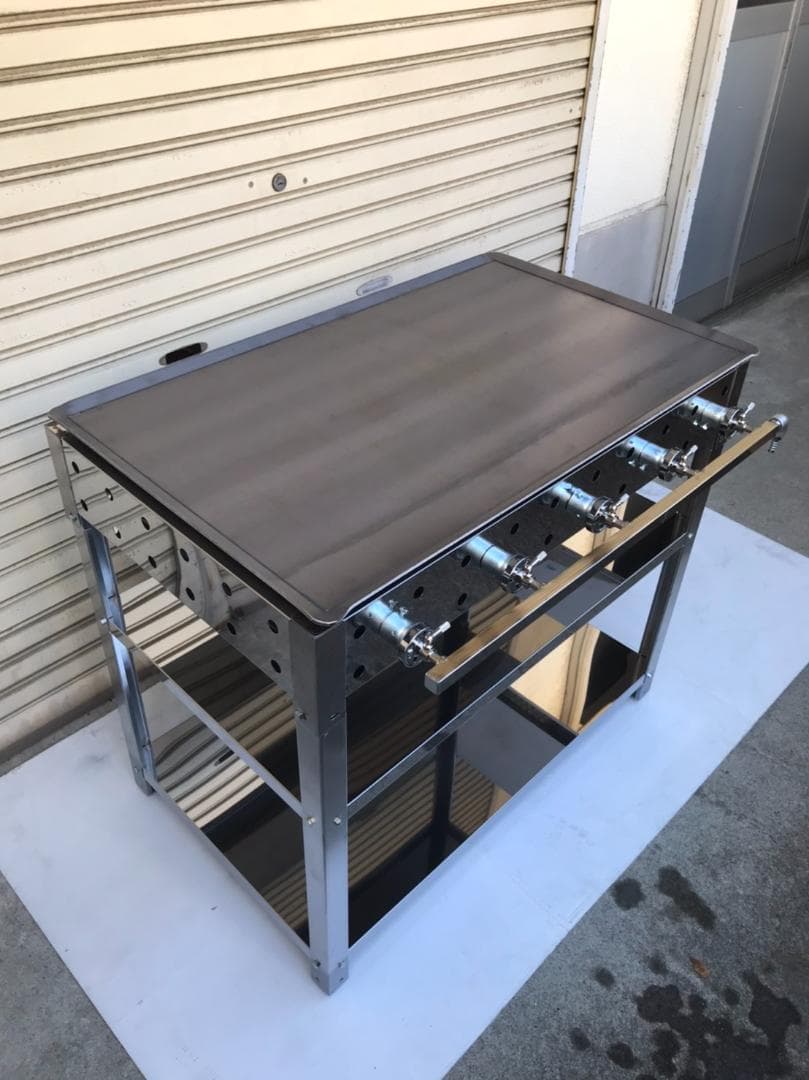 ９００×５５０【新品　グリドル　鉄板焼　グリラー】台付　天板１枚　副業　独立開業