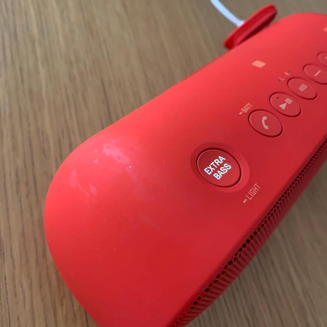 SONY SRS-XB20 ワイヤレススピーカー オレンジレッド　動作確認済み