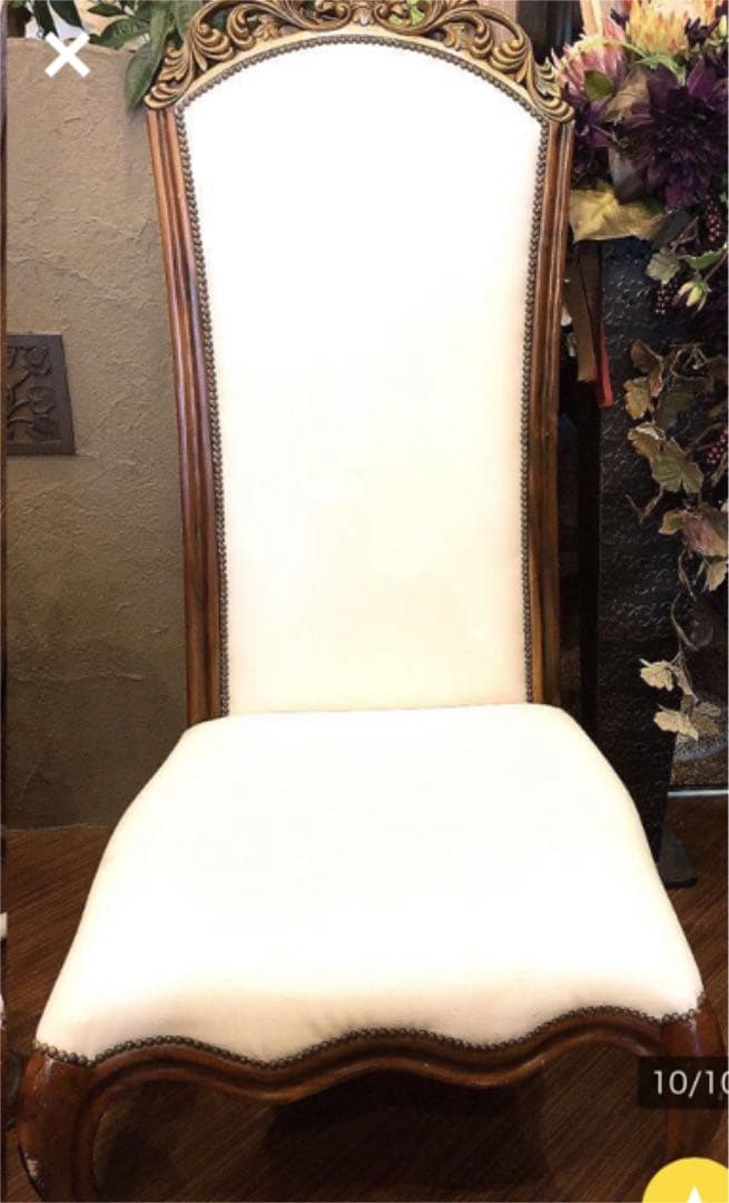 2台セット オーダー家具　デザインチェア バリ アジアン アンティーク調