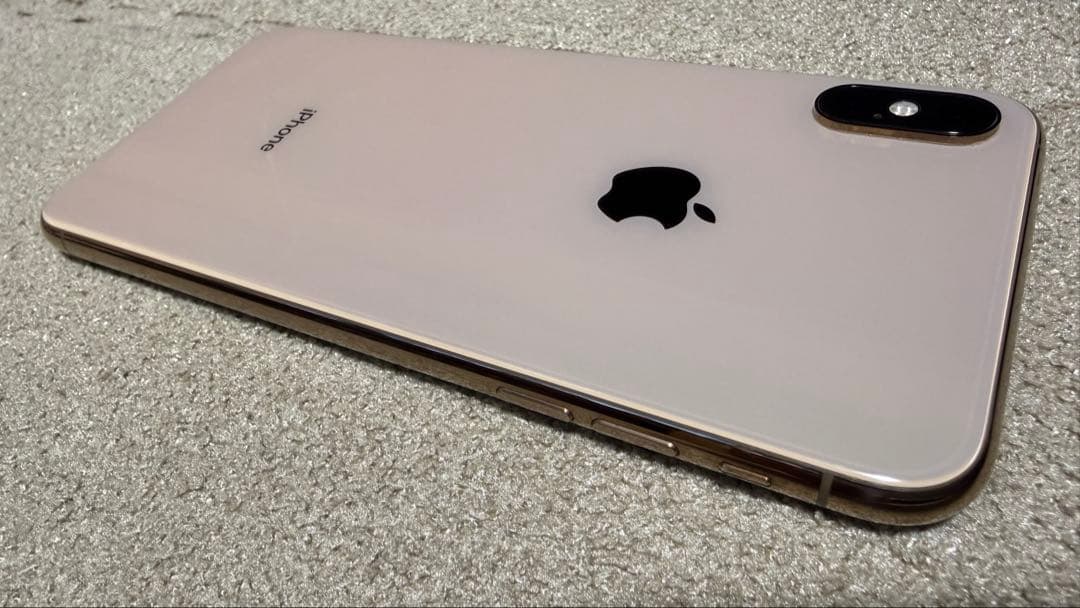 iPhone XS Max512GBゴールド 美品 ケース・イヤホン・ケーブル付