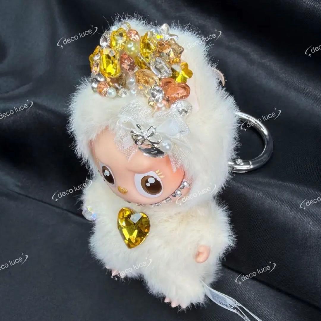 A PIN FOR LOVE A スワロフスキー　ラブブ　イニシャル　ミニラブブ