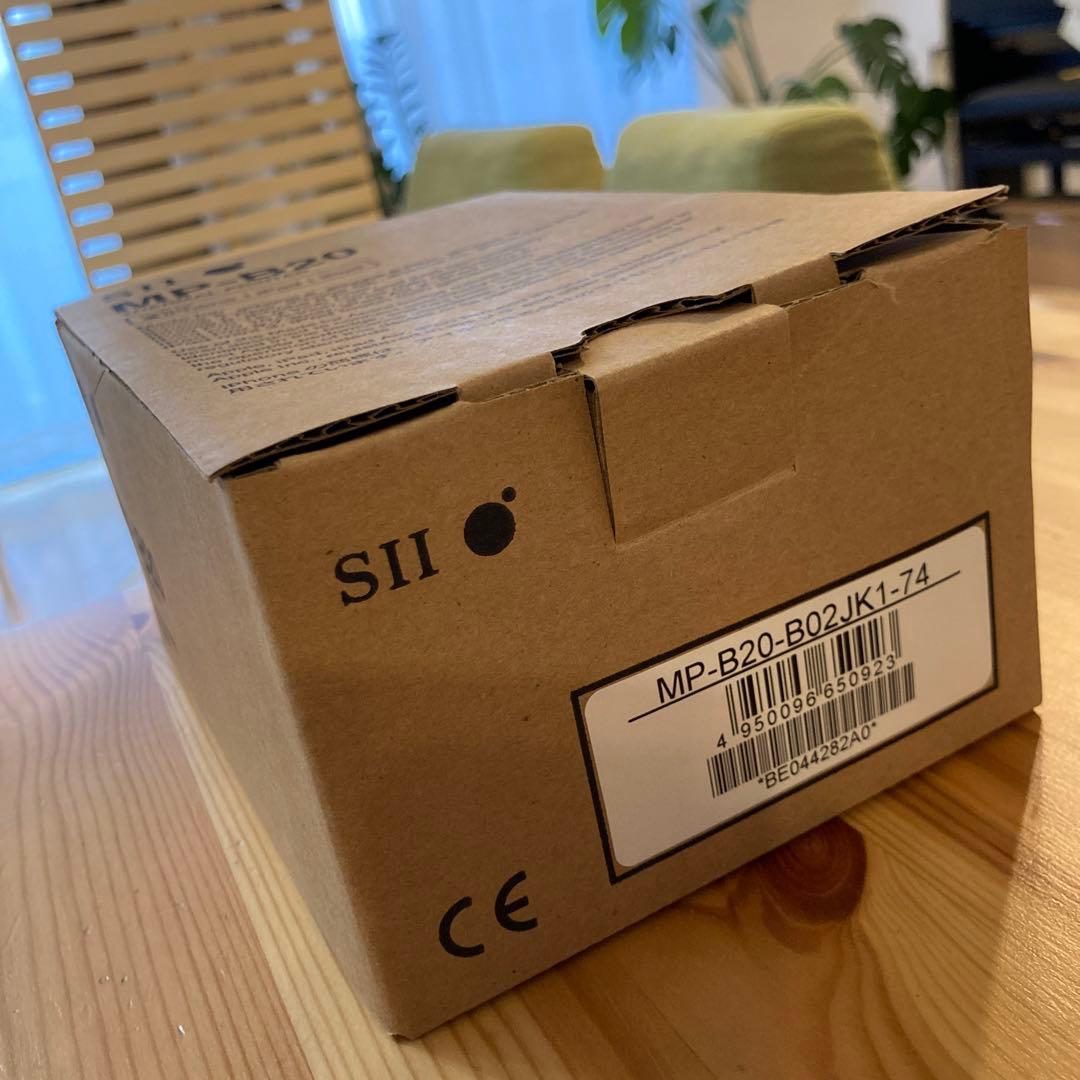 セイコーインスツル モノクロ モバイル型感熱式プリンター MP-B20 ブラック