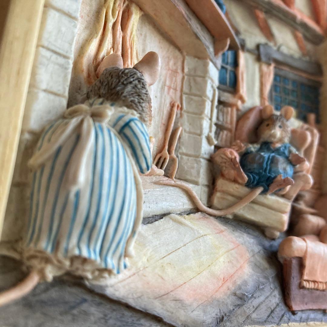 ブランブリーヘッジ 立体 壁掛け　のばらの村のものがたり　ジルバークレム