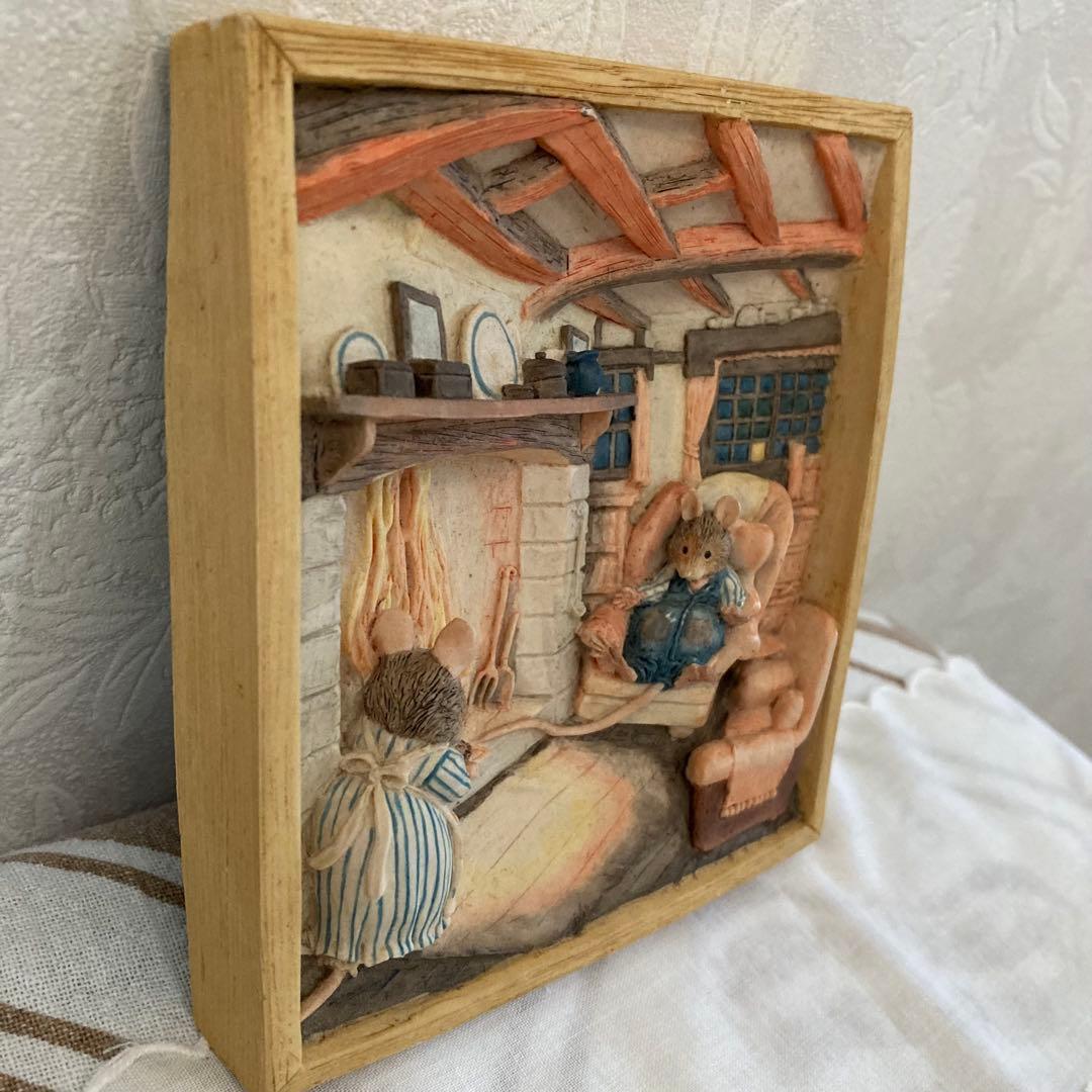 ブランブリーヘッジ 立体 壁掛け　のばらの村のものがたり　ジルバークレム