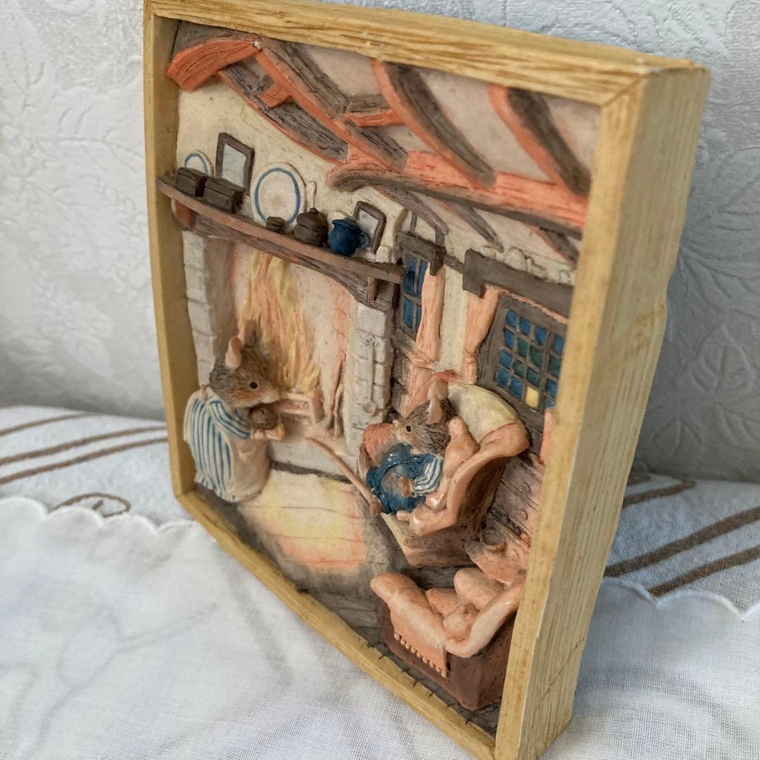 ブランブリーヘッジ 立体 壁掛け　のばらの村のものがたり　ジルバークレム