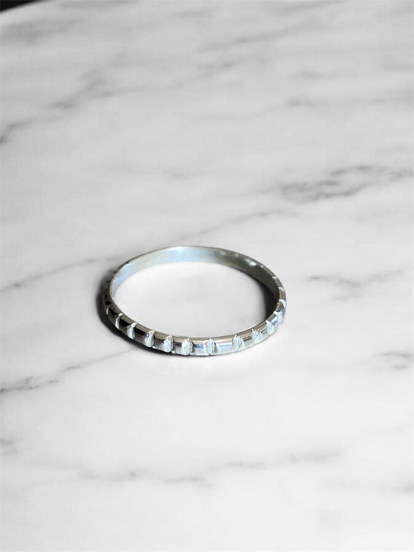 ハンドメイド　シルバーリング　12.5号　Charch jewelry