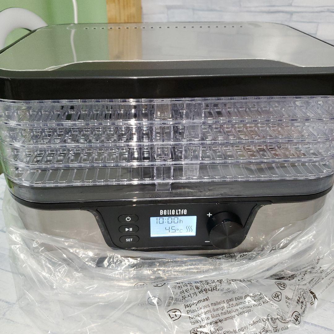 k1211 フードドライヤー BLF-400LCD-B Black 10L
