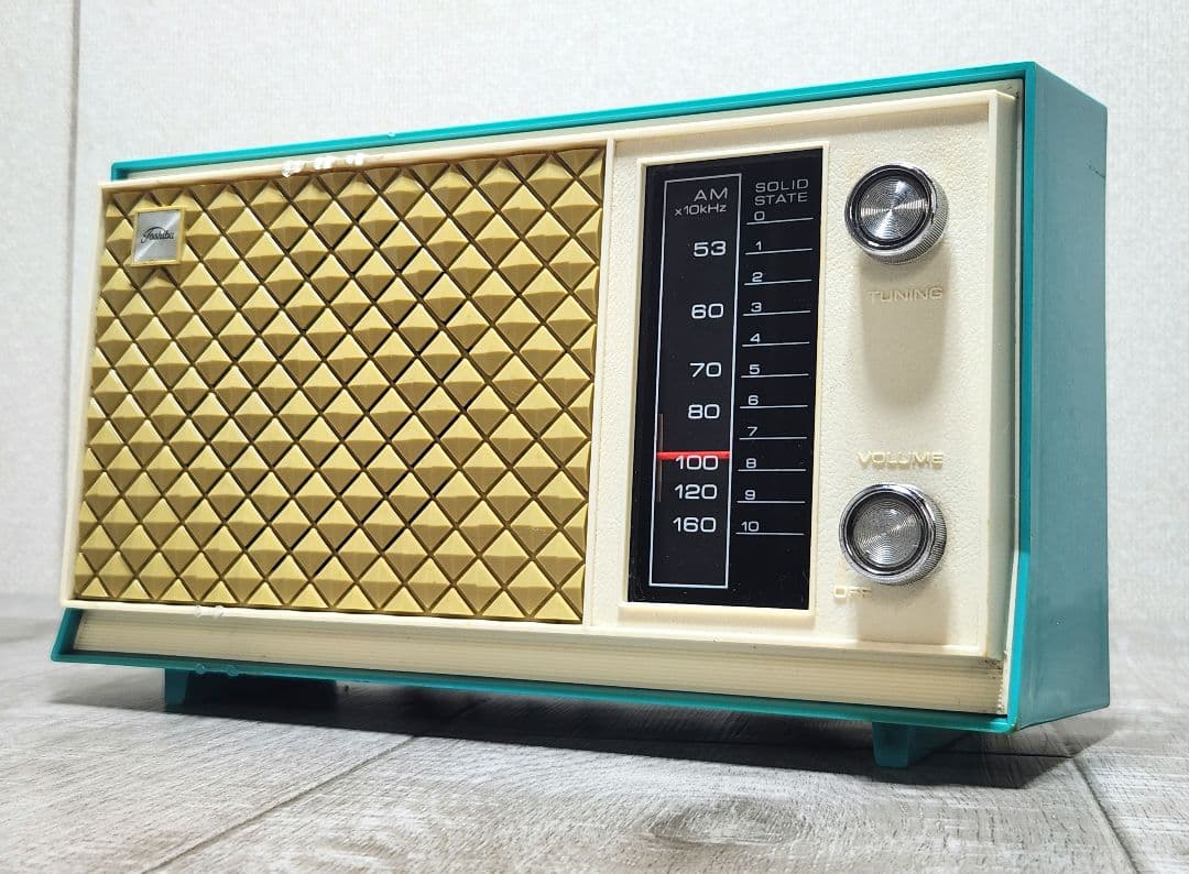 1970年代 昭和レトロ RH-556 東芝 AM 卓上 ラジオ アンティーク