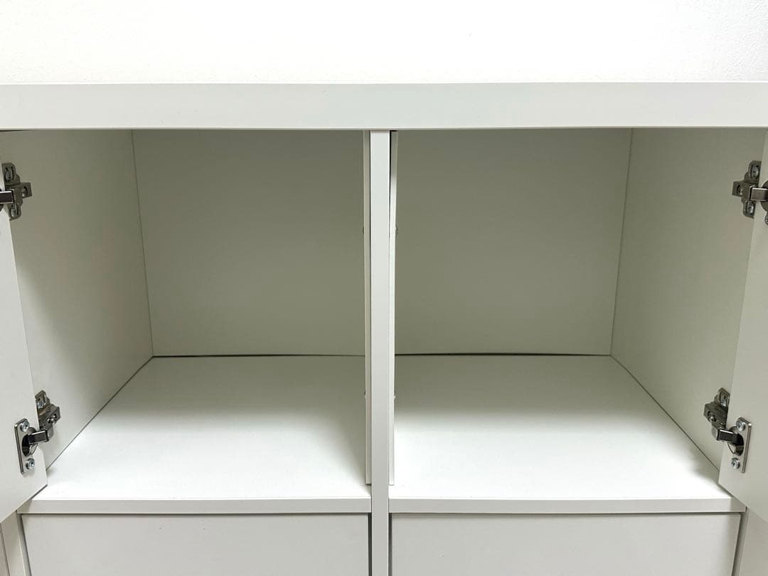 カラックス IKEA イケア 収納棚 引き出し 扉棚 ホワイト 白