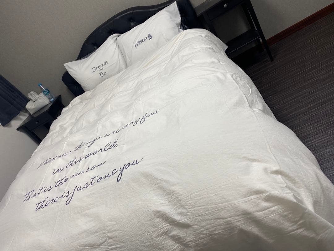 【大阪引き取り】レザーベッドフレーム　ダブル　フランスベッドマットレス